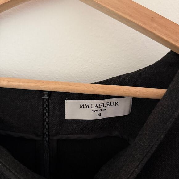 MM Lafleur Lydia Sheath Ponte Knit Sleeveless Dress Sz 10 - Picture 6 of 10